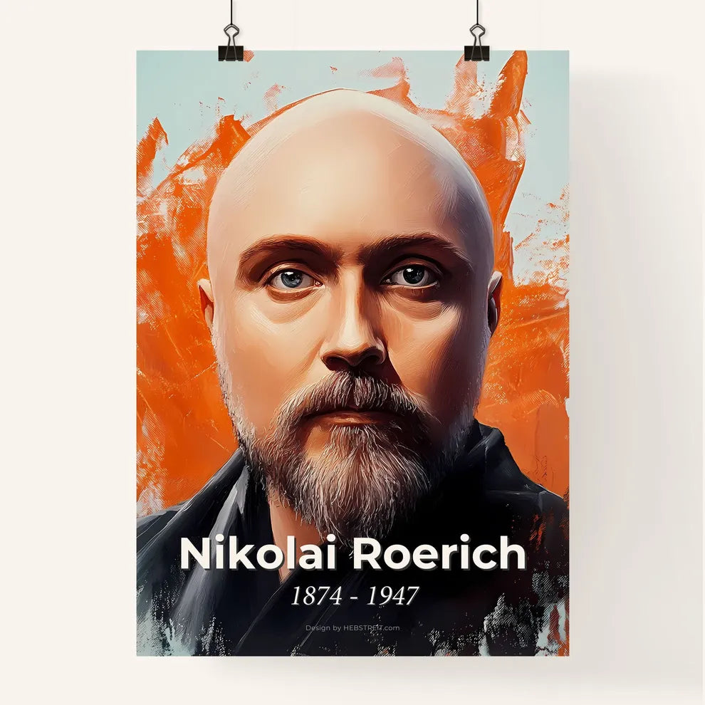 Portrait of Nikolai Roerich Poster