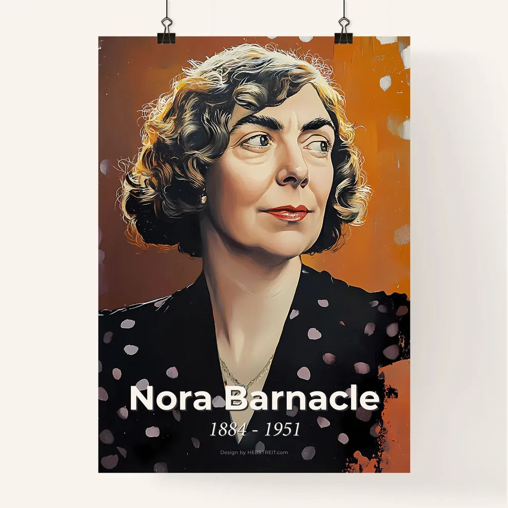 Portrait of Nora Barnacle Poster