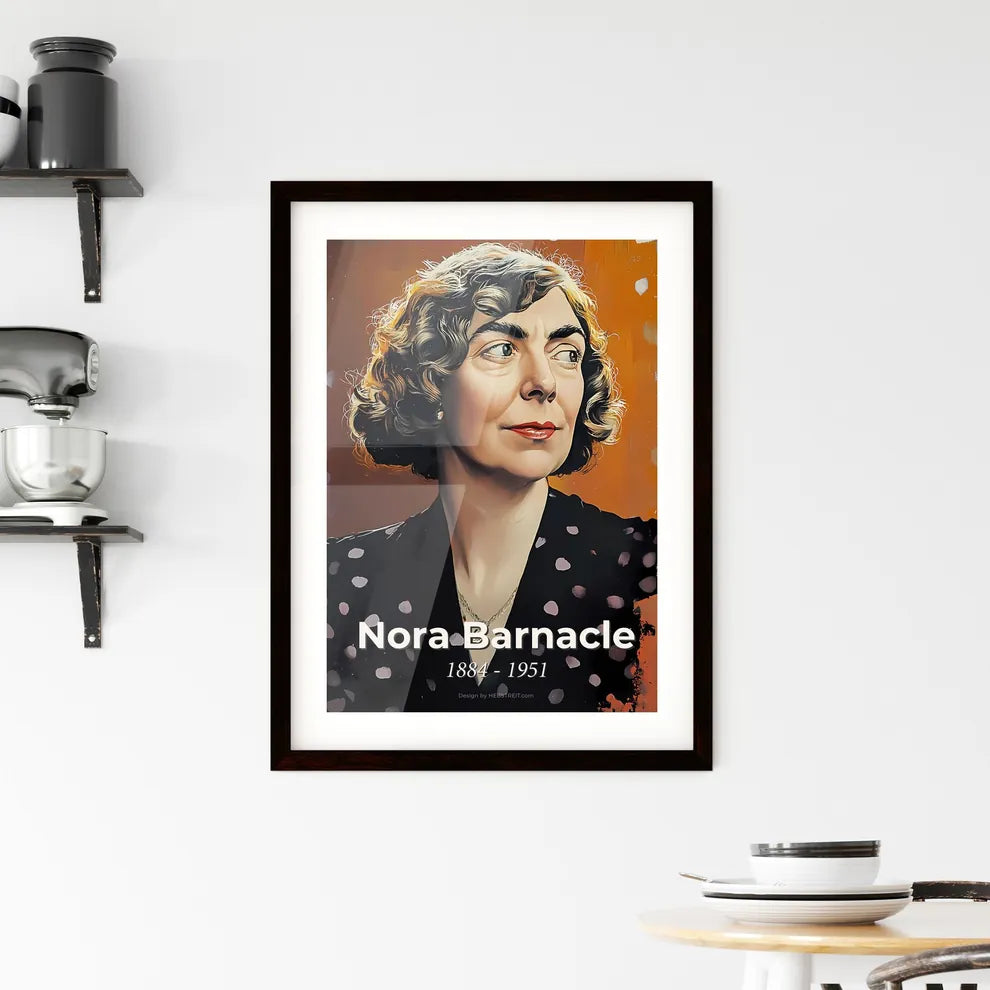 Portrait of Nora Barnacle Framed Print