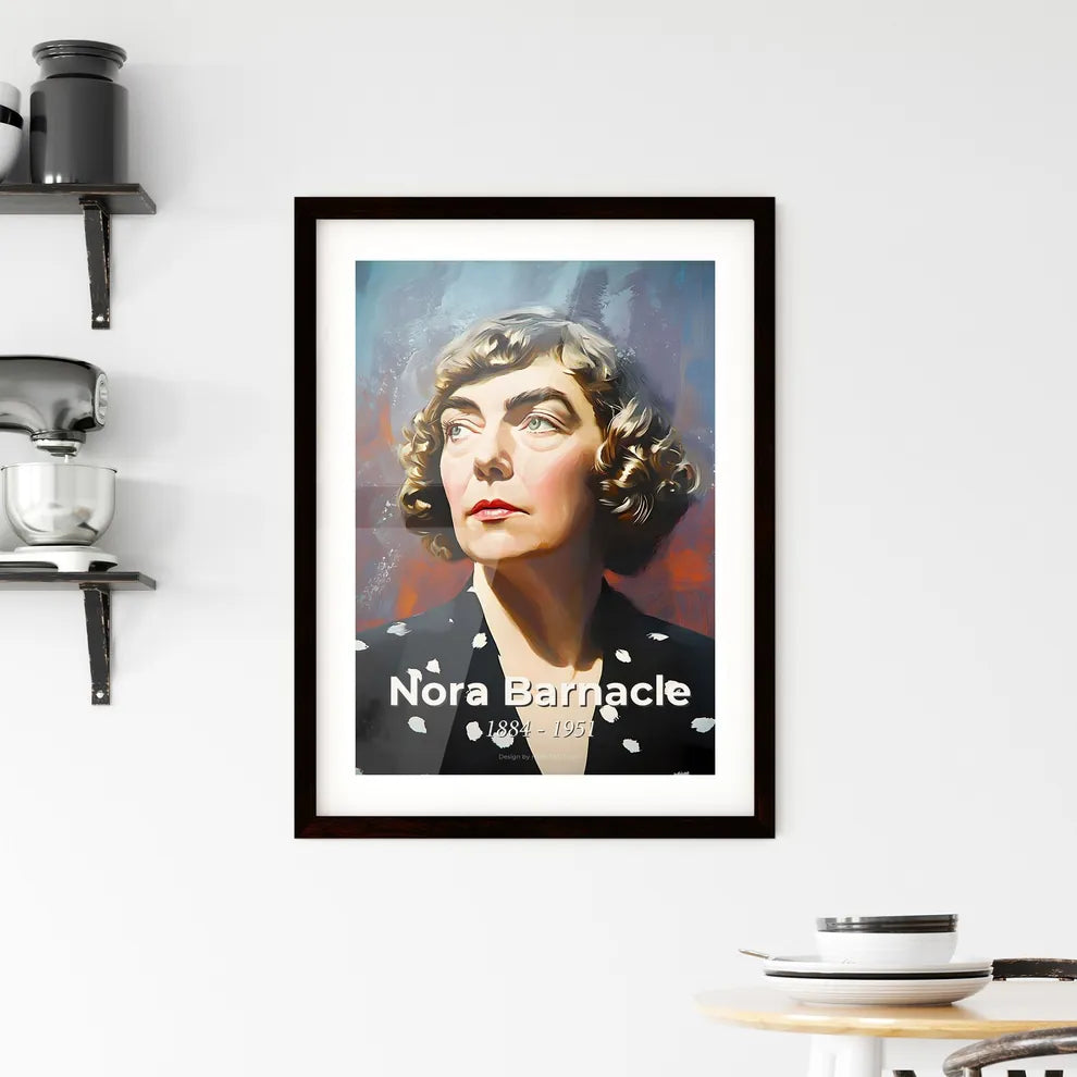 Portrait of Nora Barnacle Framed Print