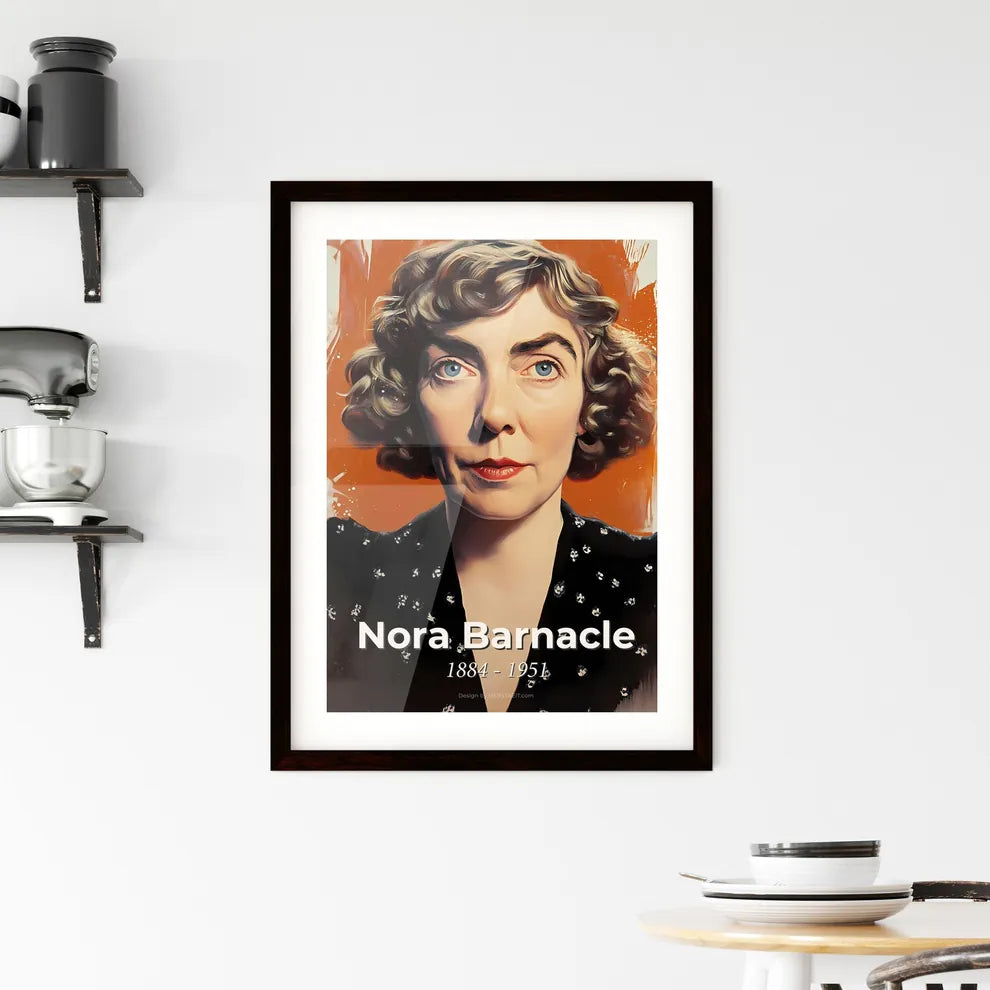 Portrait of Nora Barnacle Framed Print