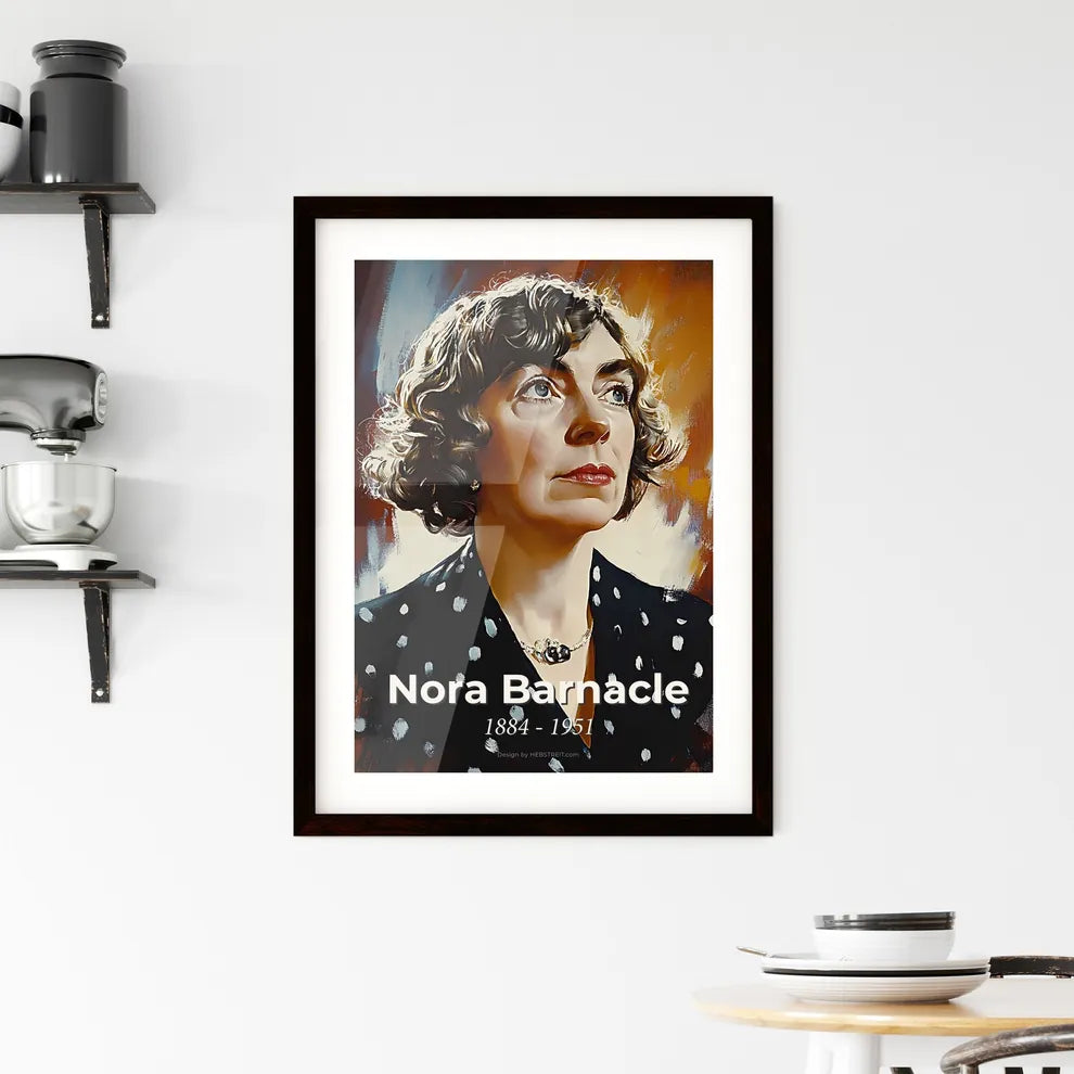 Portrait of Nora Barnacle Framed Print