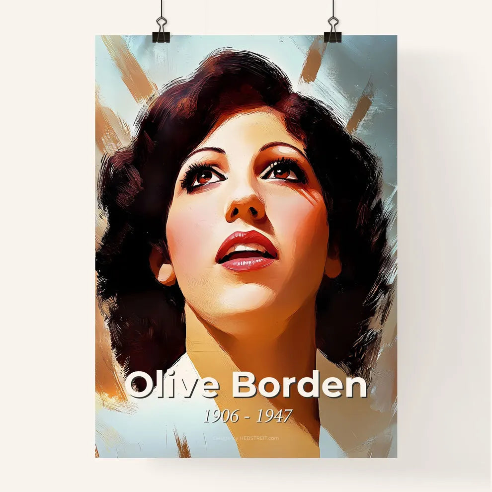 Portrait of Olive Borden Poster