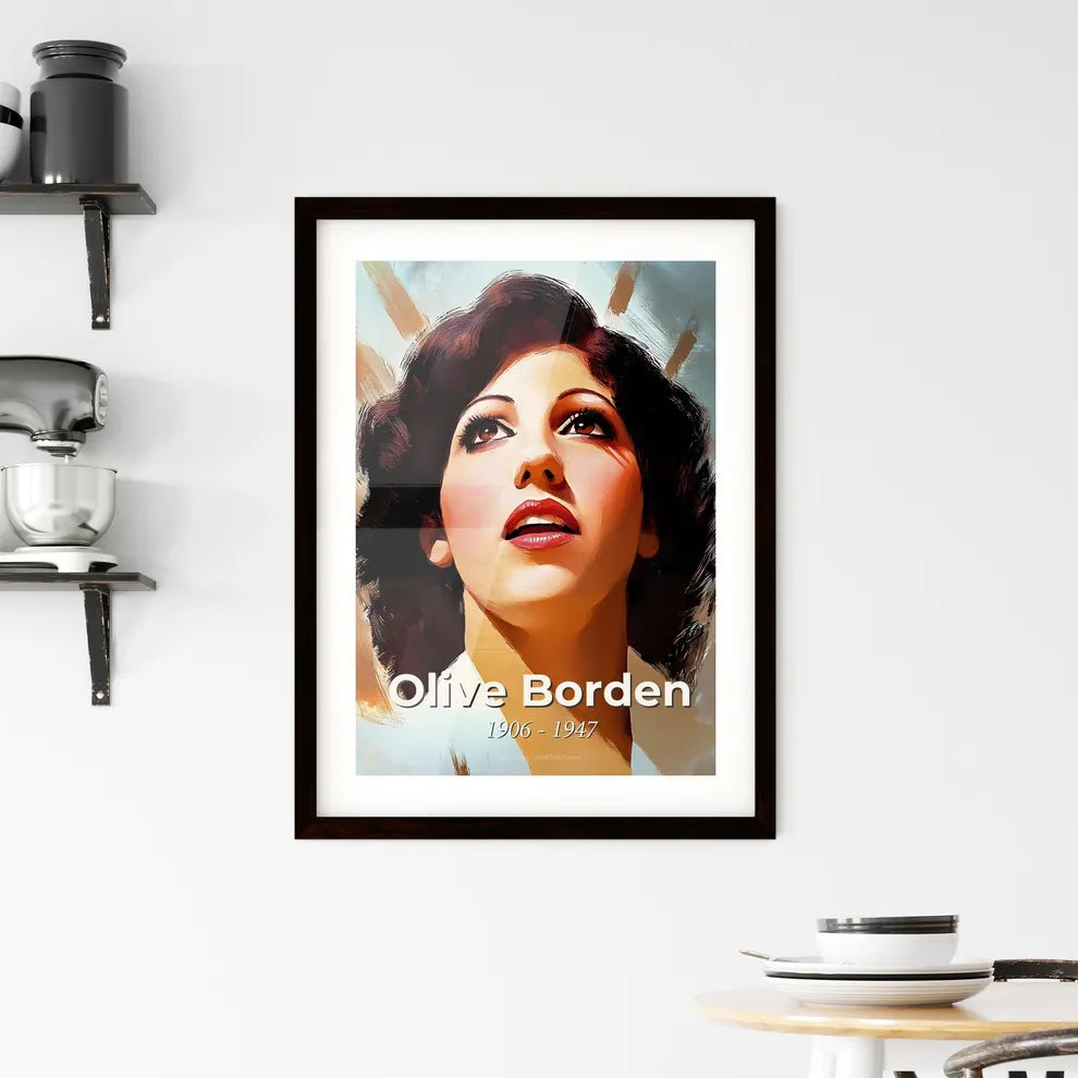 Portrait of Olive Borden Framed Print