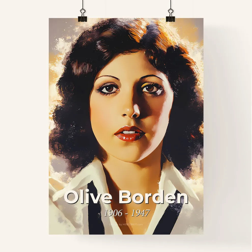 Portrait of Olive Borden Poster