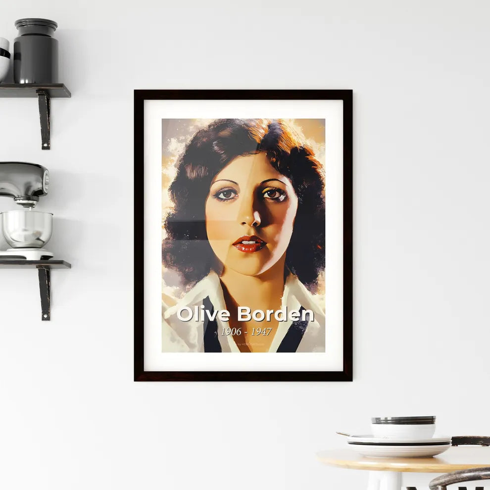Portrait of Olive Borden Framed Print