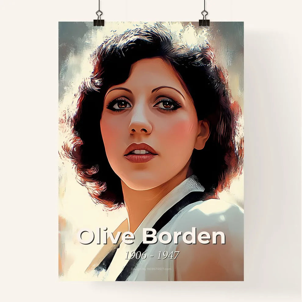 Portrait of Olive Borden Poster