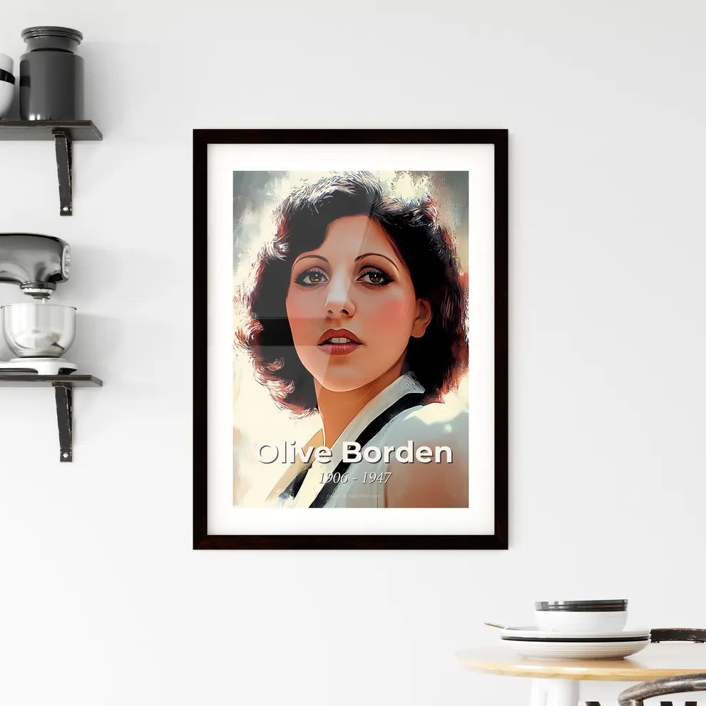 Portrait of Olive Borden Framed Print