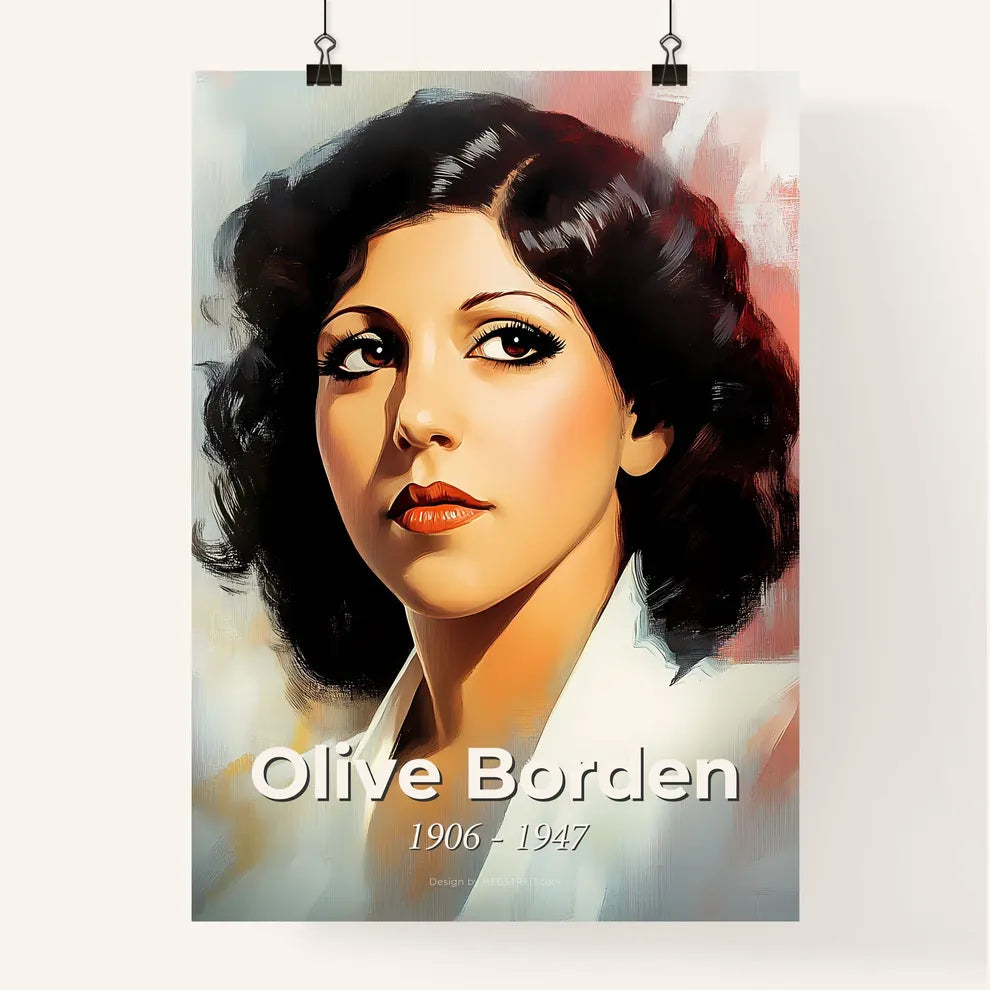 Portrait of Olive Borden Poster