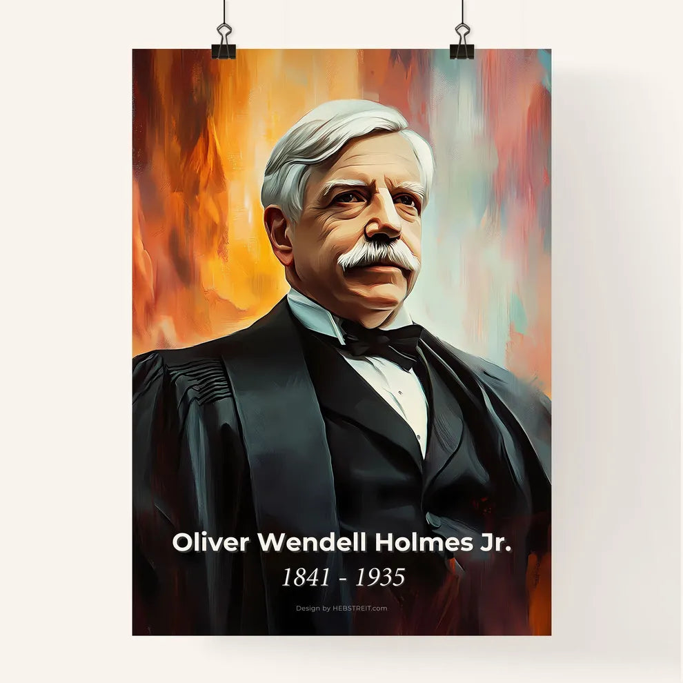 Portrait of Oliver Wendell Holmes Jr. Poster