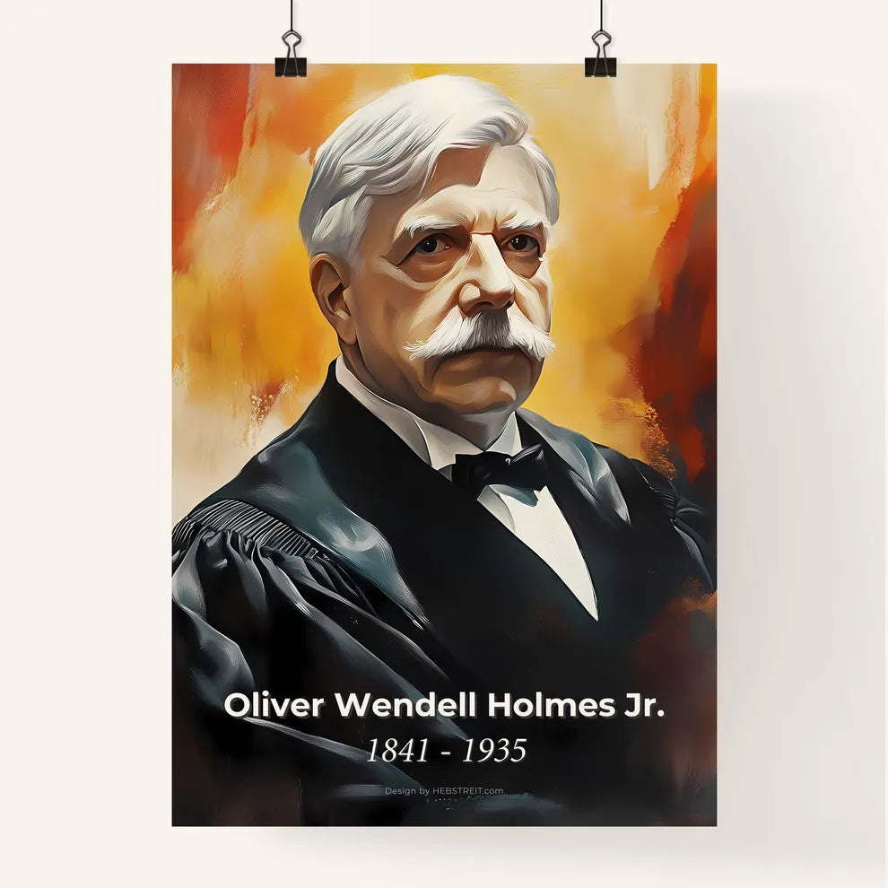 Portrait of Oliver Wendell Holmes Jr. Poster