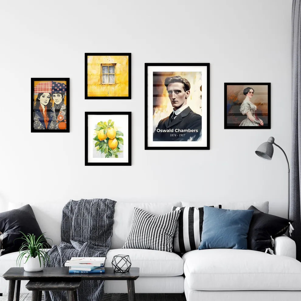Portrait of Oswald Chambers Wall Art