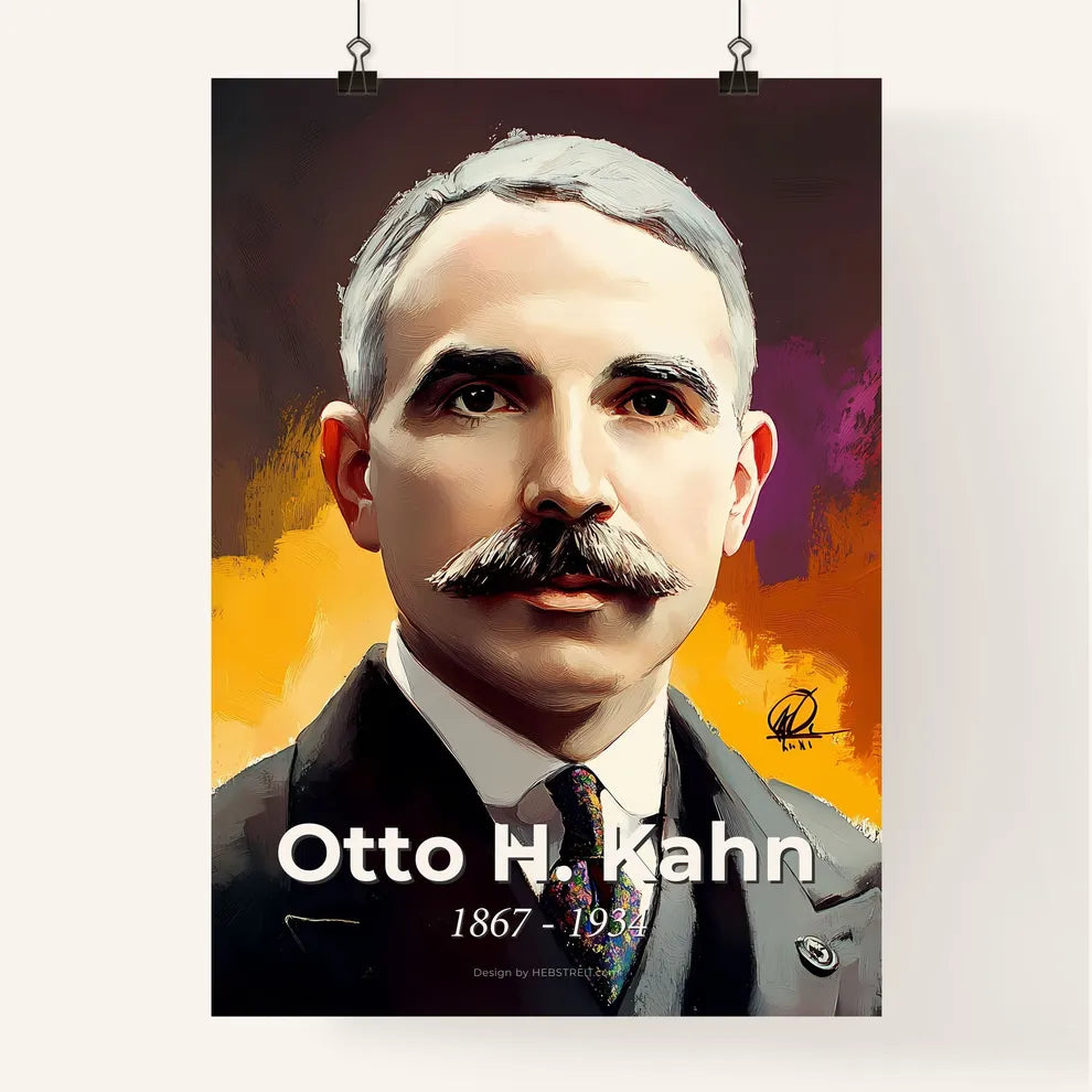 Portrait of Otto H. Kahn Poster