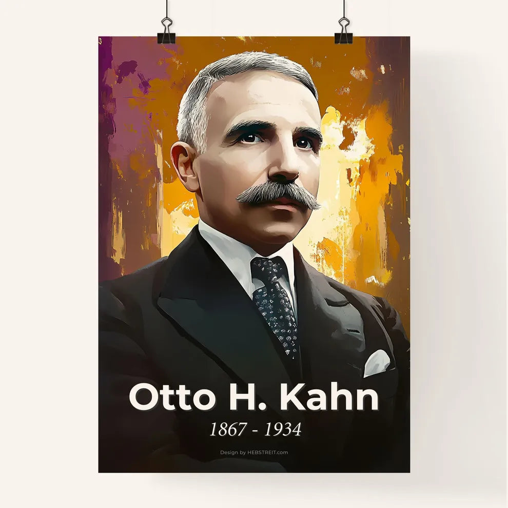 Portrait of Otto H. Kahn Poster