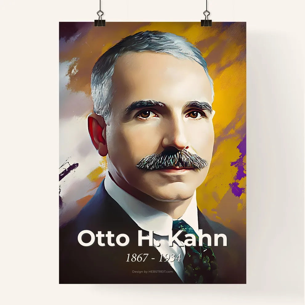 Portrait of Otto H. Kahn Poster
