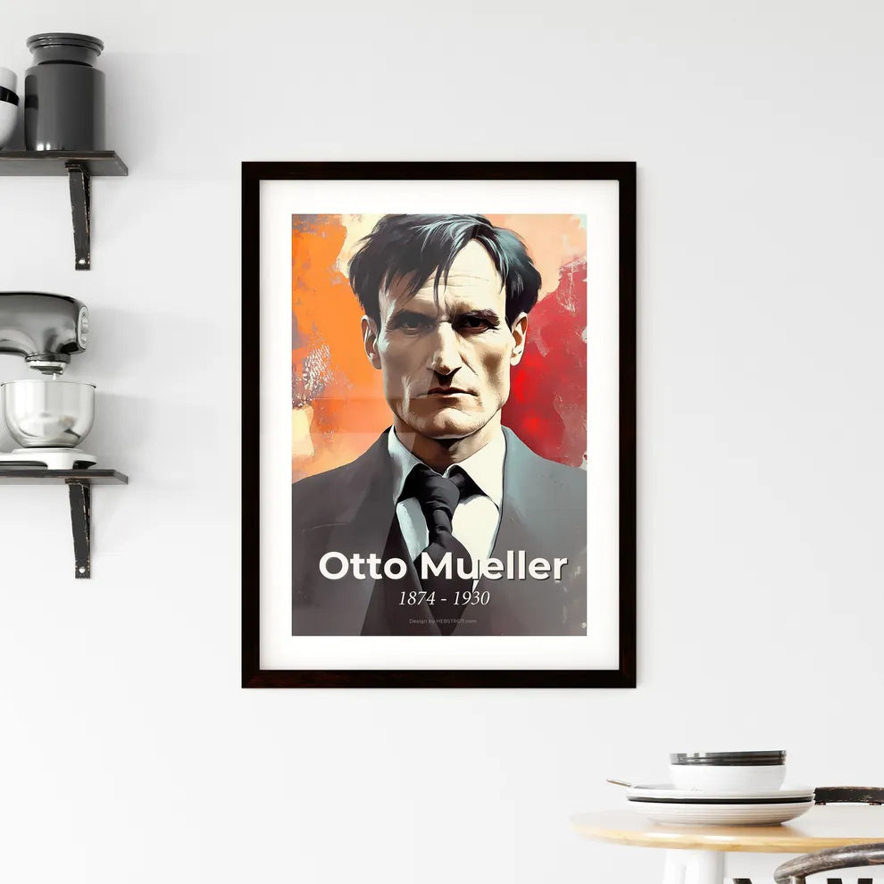 Portrait of Otto Mueller Hangings