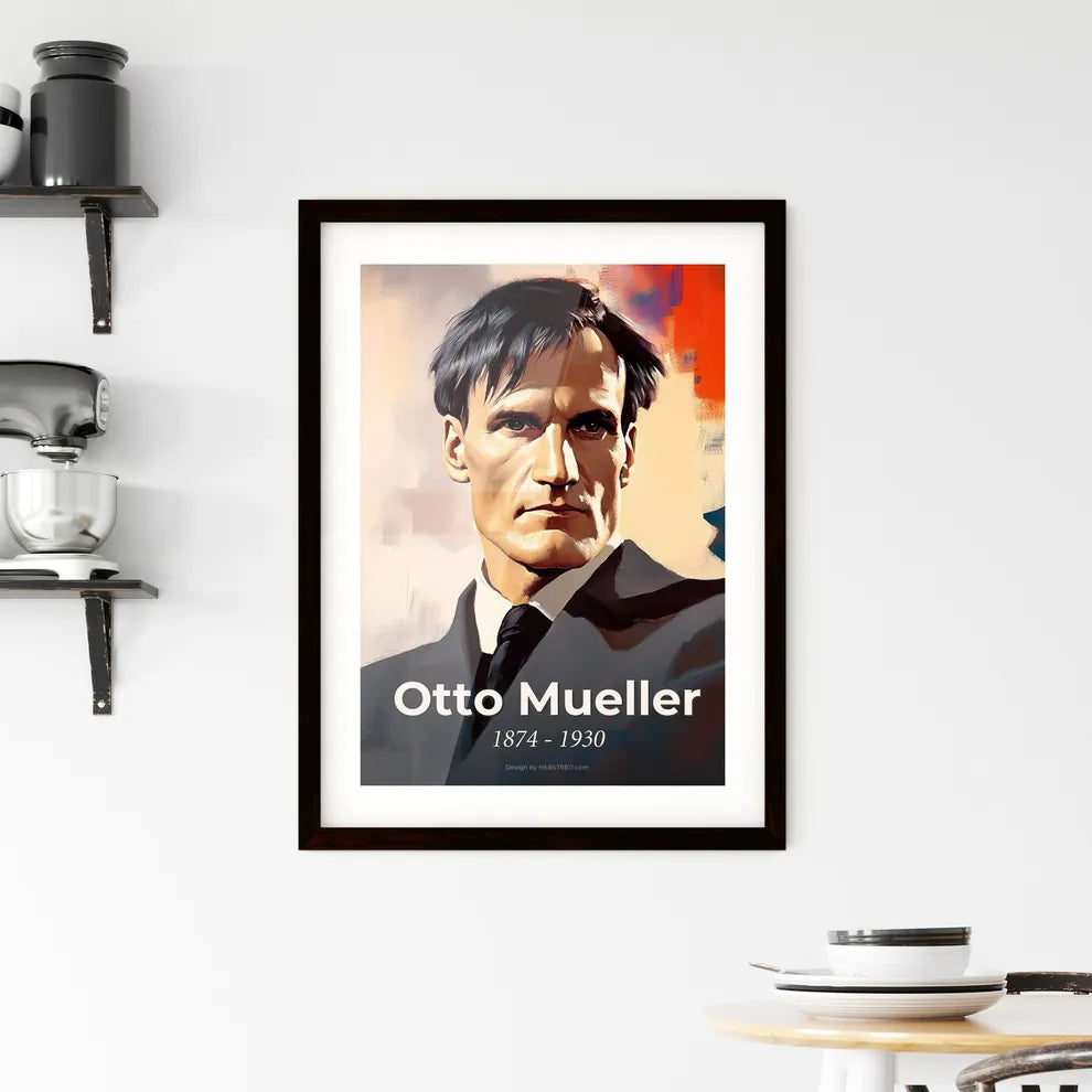 Portrait of Otto Mueller Hangings