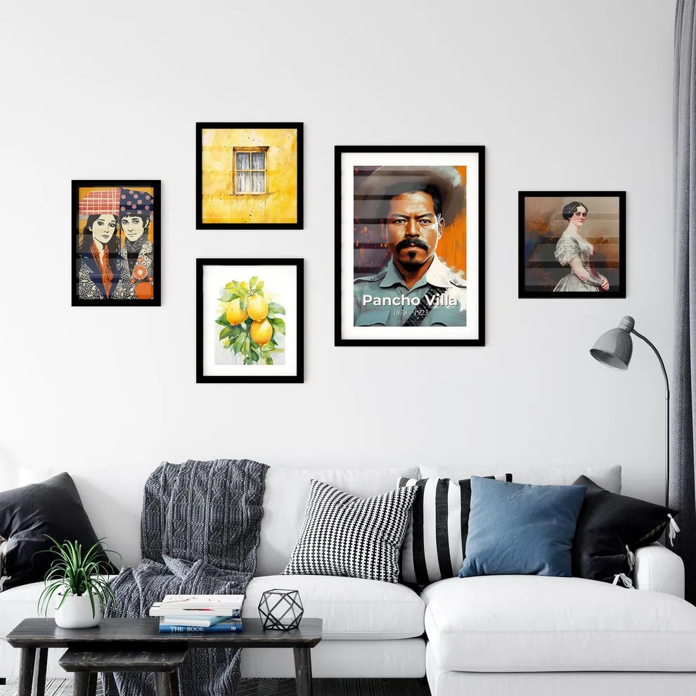 Portrait of Pancho Villa Wall Art
