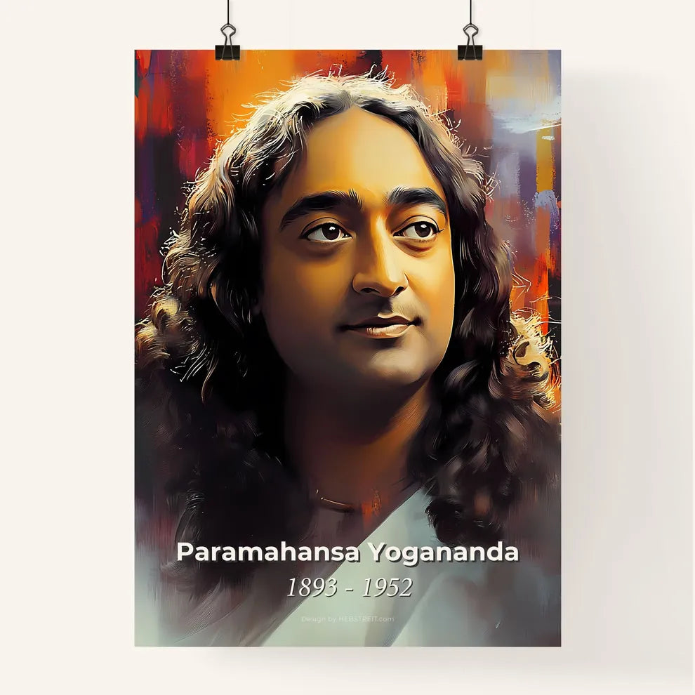 Portrait of Paramahansa Yogananda Poster