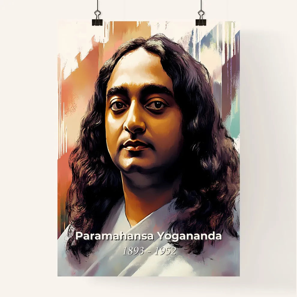 Portrait of Paramahansa Yogananda Poster