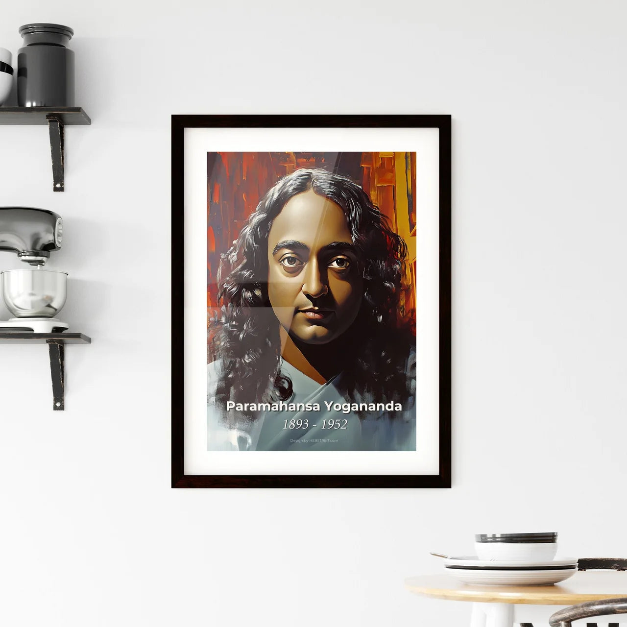 Portrait of Paramahansa Yogananda Framed Print