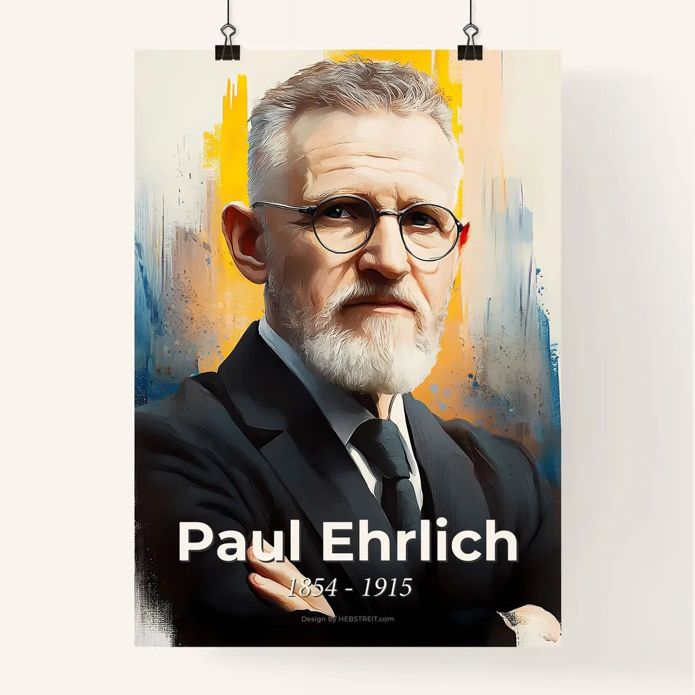 Portrait of Paul Ehrlich Poster