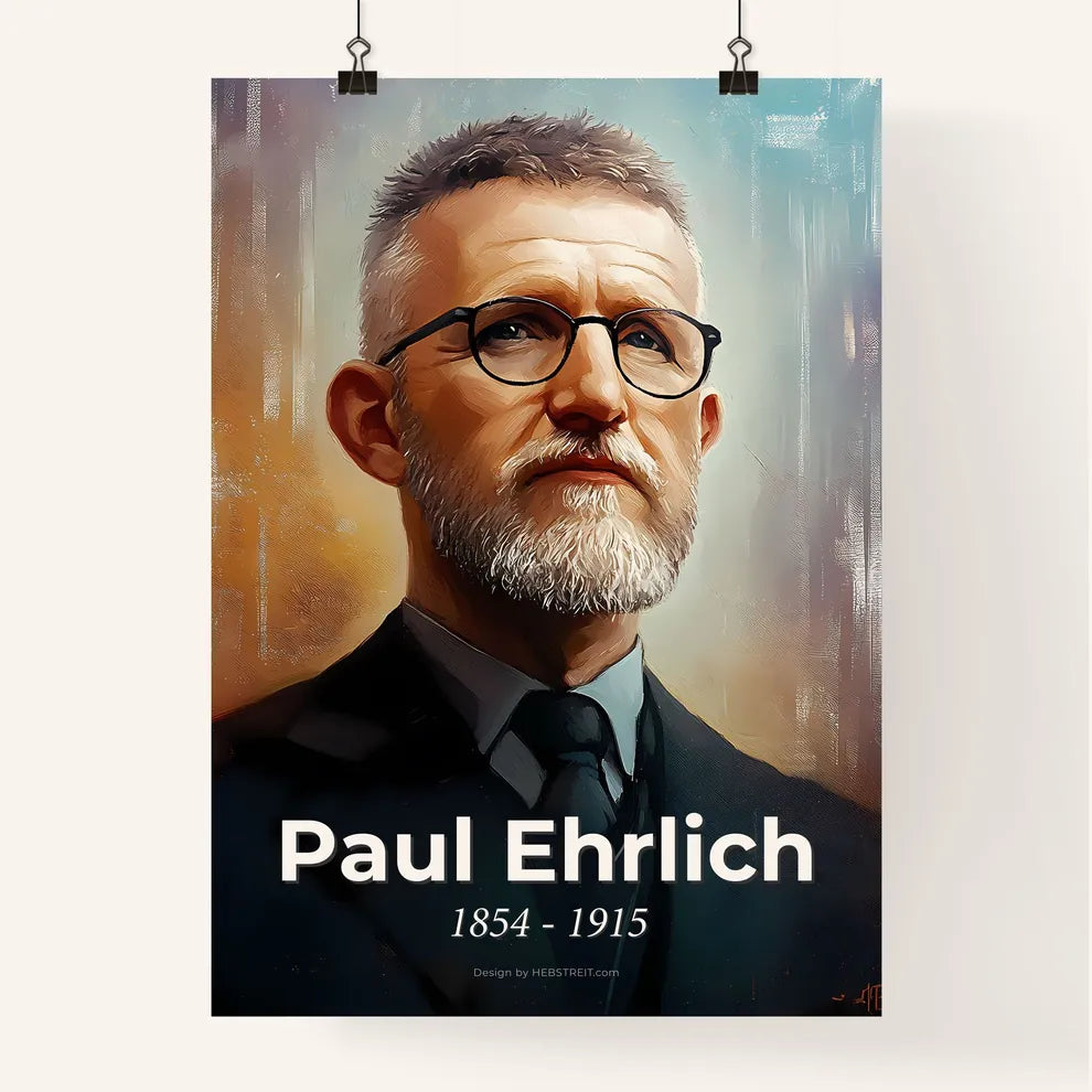 Portrait of Paul Ehrlich Poster