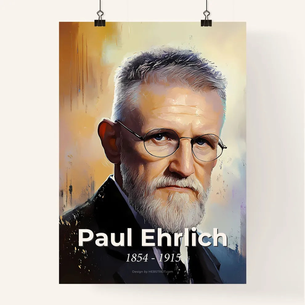 Portrait of Paul Ehrlich Poster