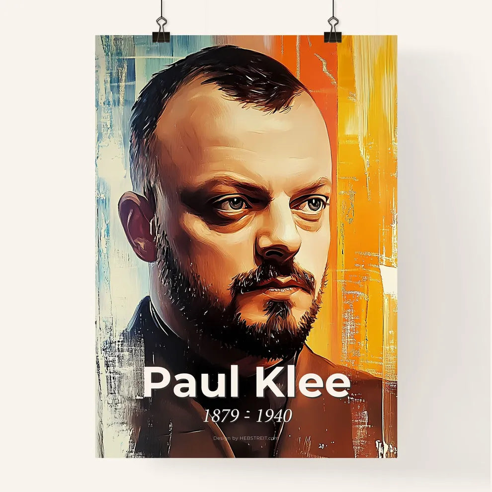Portrait of Paul Klee Poster