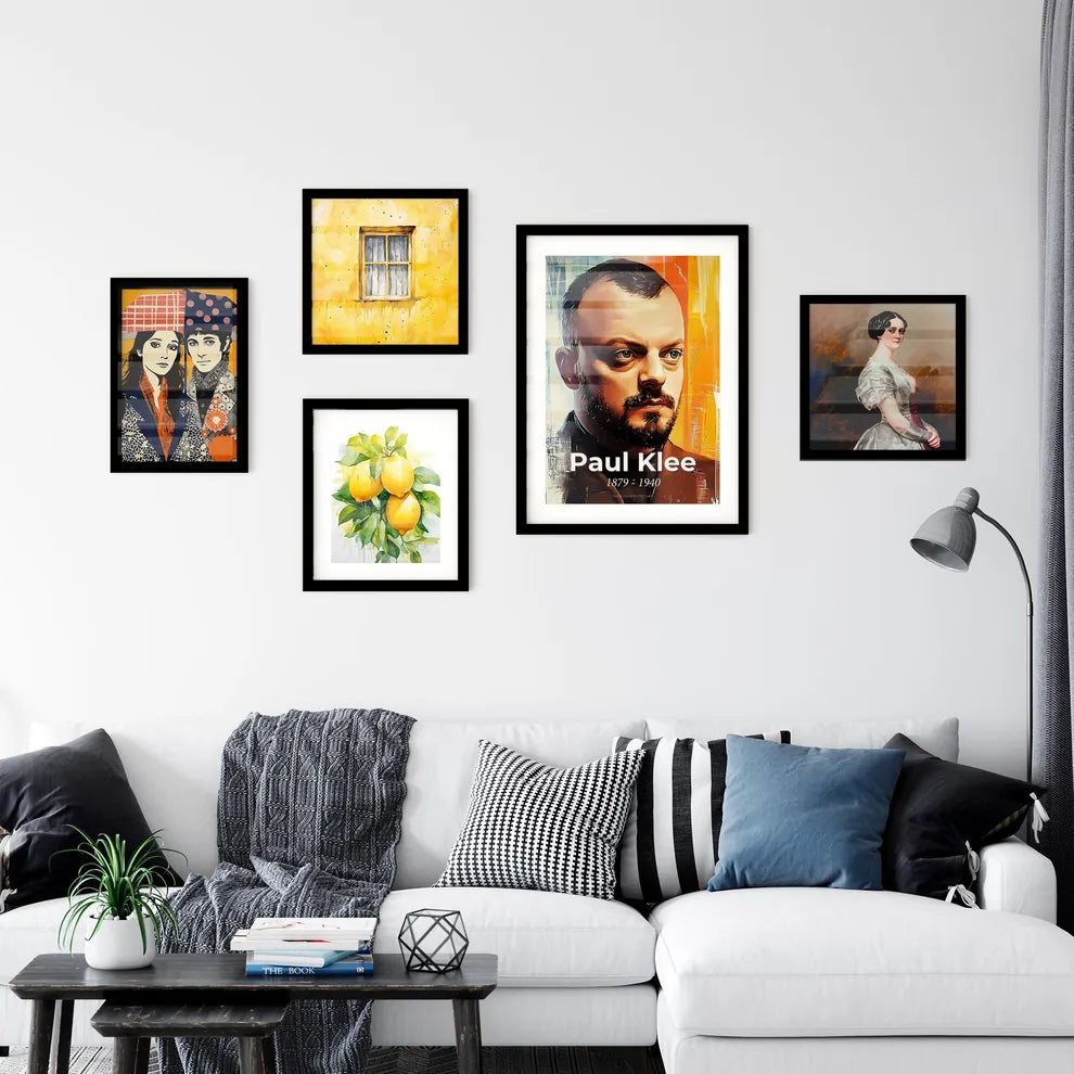 Portrait of Paul Klee Wall Art