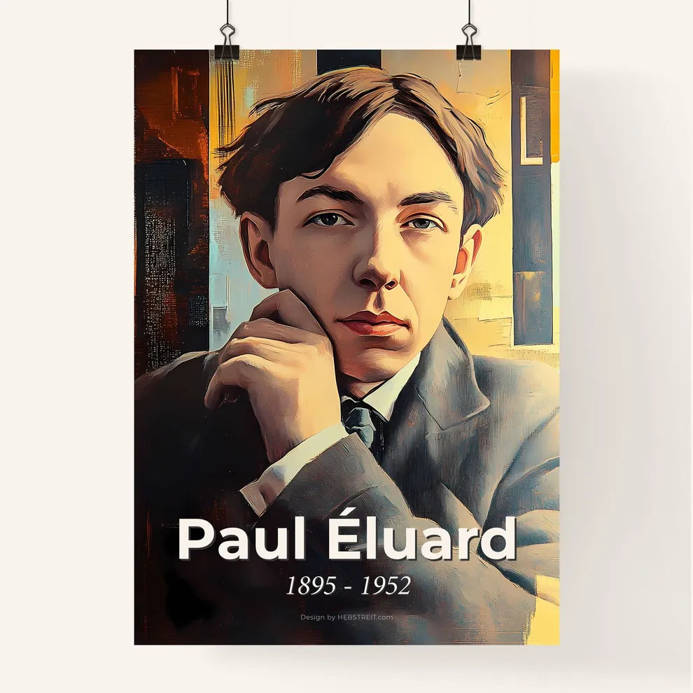 Portrait of Paul Éluard Poster