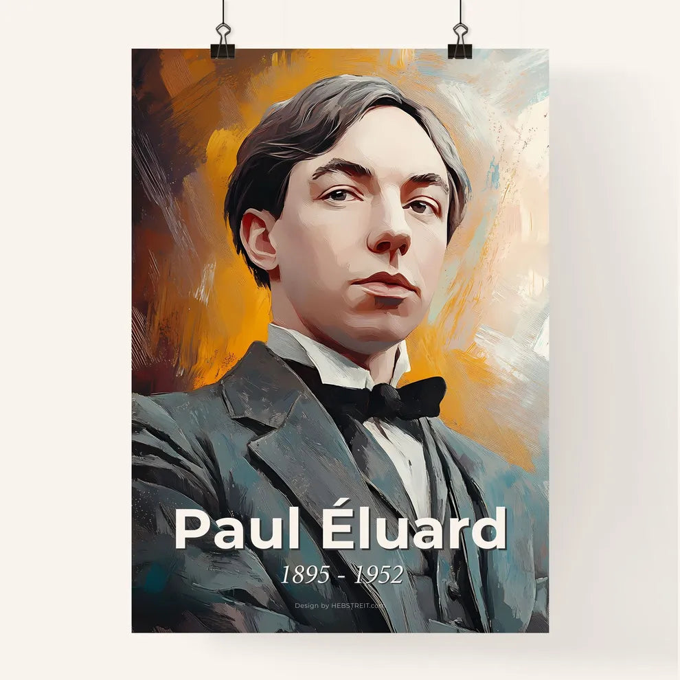 Portrait of Paul Éluard Poster
