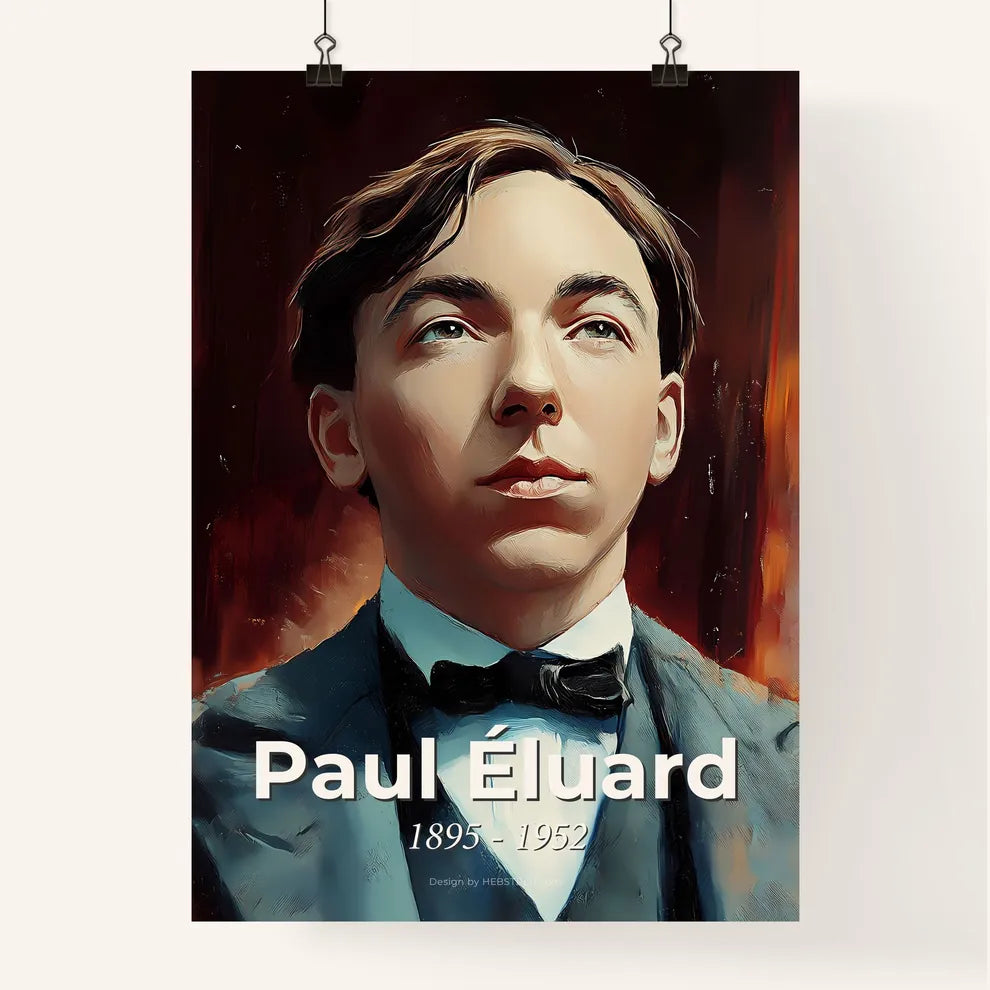 Portrait of Paul Éluard Poster