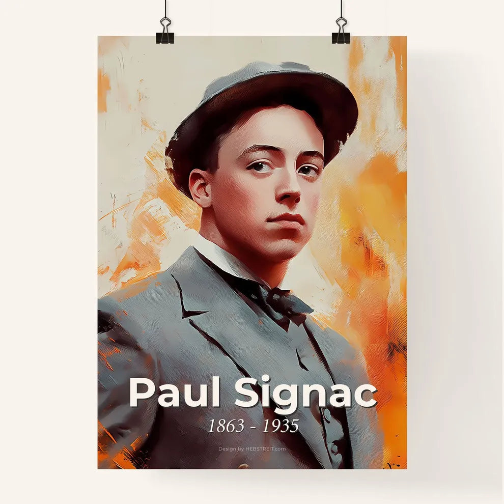 Portrait of Paul Signac Poster