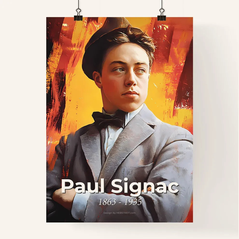 Portrait of Paul Signac Poster