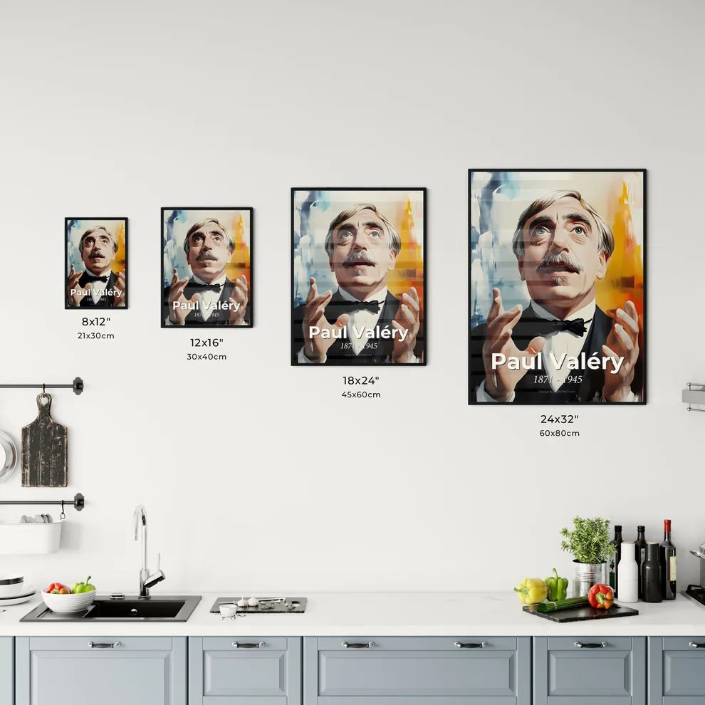 Portrait of Paul Valéry Size Chart