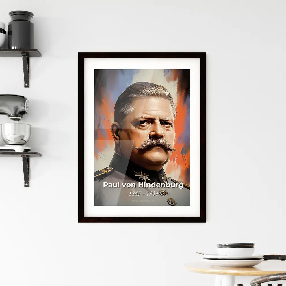 Portrait of Paul von Hindenburg Hangings
