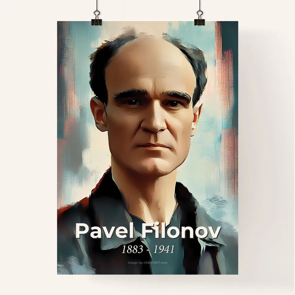 Portrait of Pavel Filonov Poster