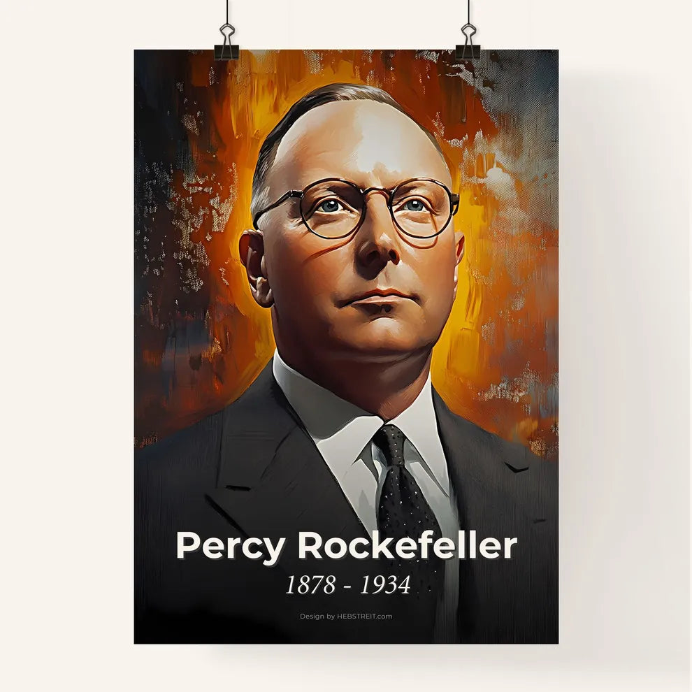 Portrait of Percy Rockefeller Poster