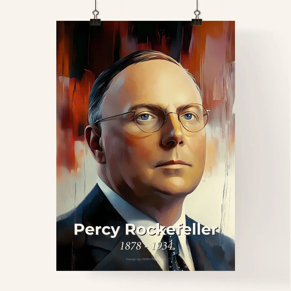 Portrait of Percy Rockefeller Poster