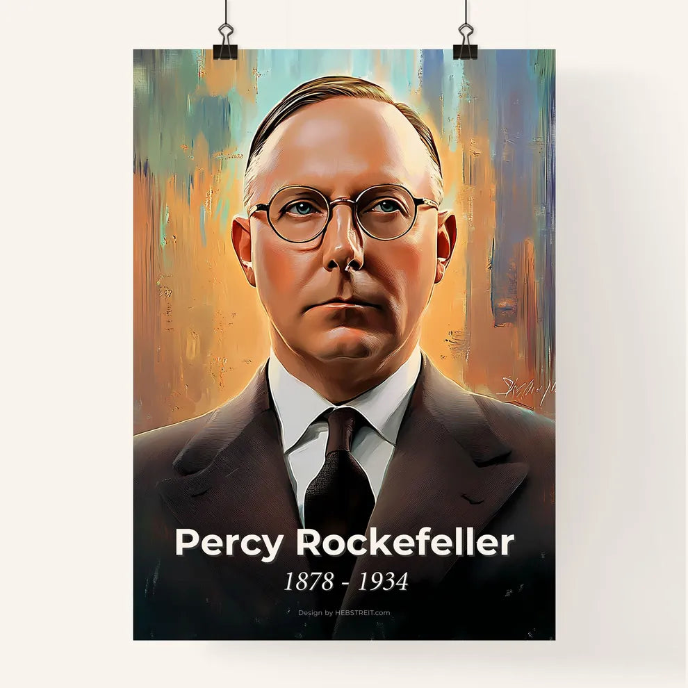 Portrait of Percy Rockefeller Poster
