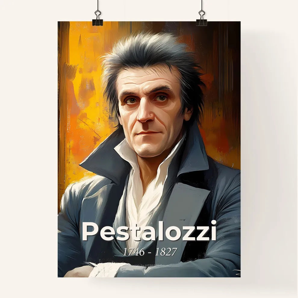 Portrait of Pestalozzi Poster
