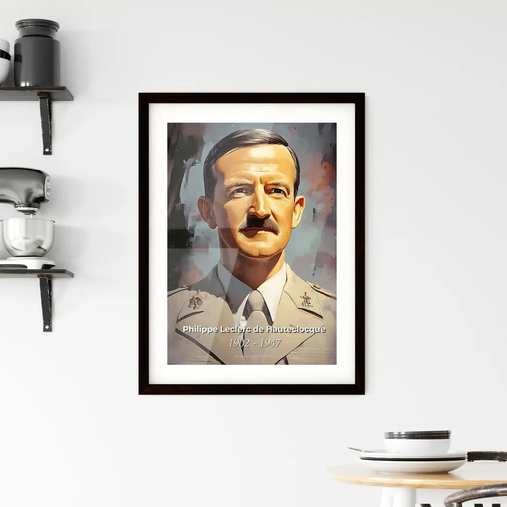 Portrait of Philippe Leclerc de Hauteclocque Hangings