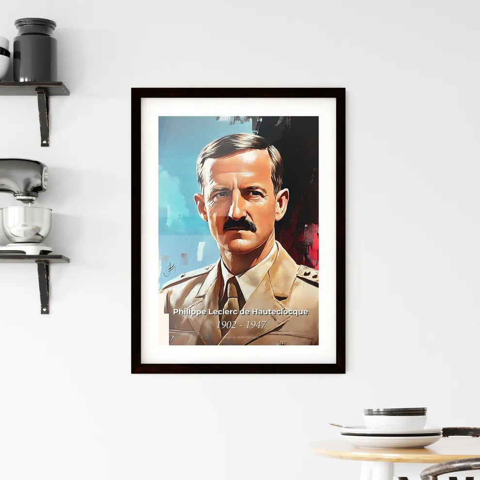 Portrait of Philippe Leclerc de Hauteclocque Hangings