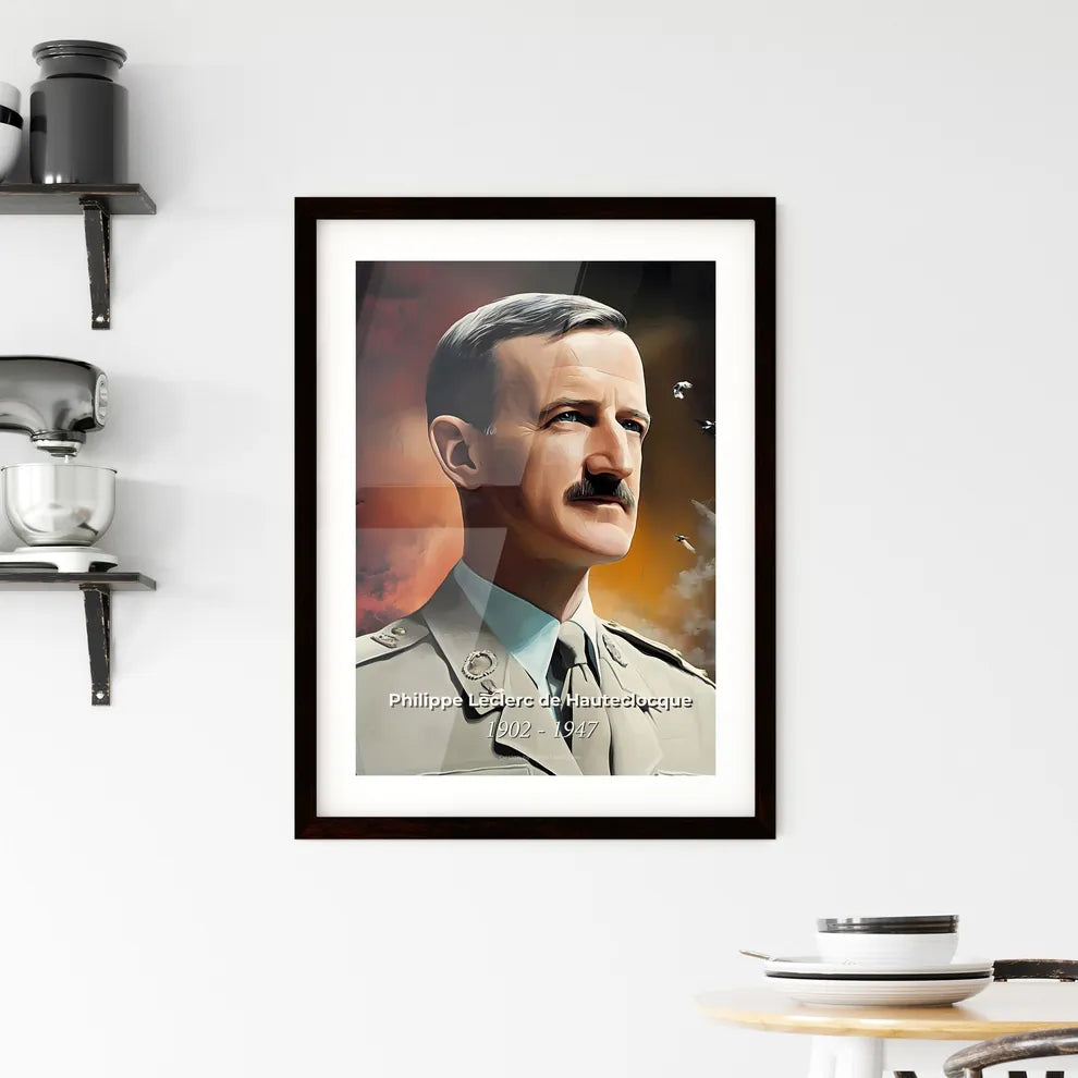 Portrait of Philippe Leclerc de Hauteclocque Hangings