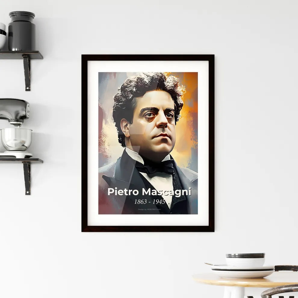 Portrait of Pietro Mascagni Hangings