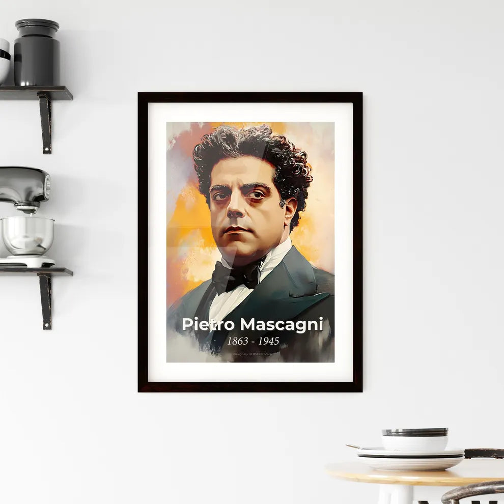 Portrait of Pietro Mascagni Hangings