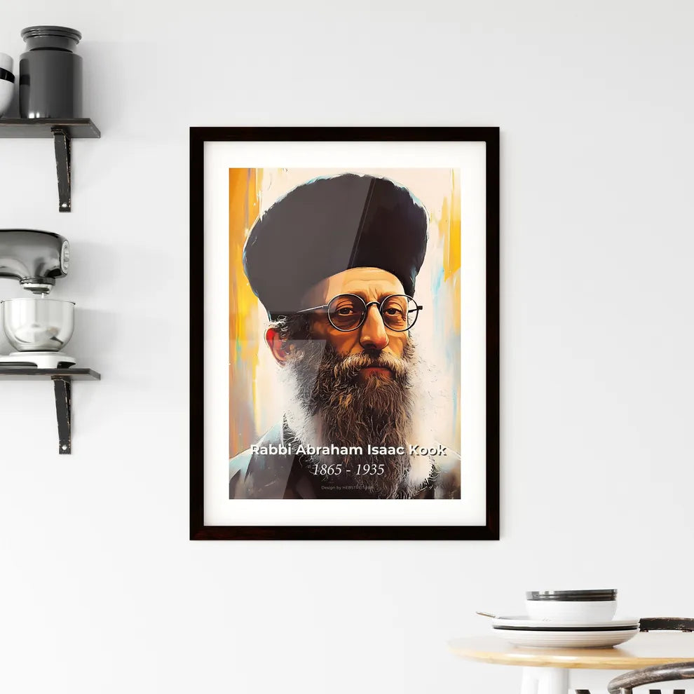 Portrait of Rabbi Abraham Isaac Kook Hangings