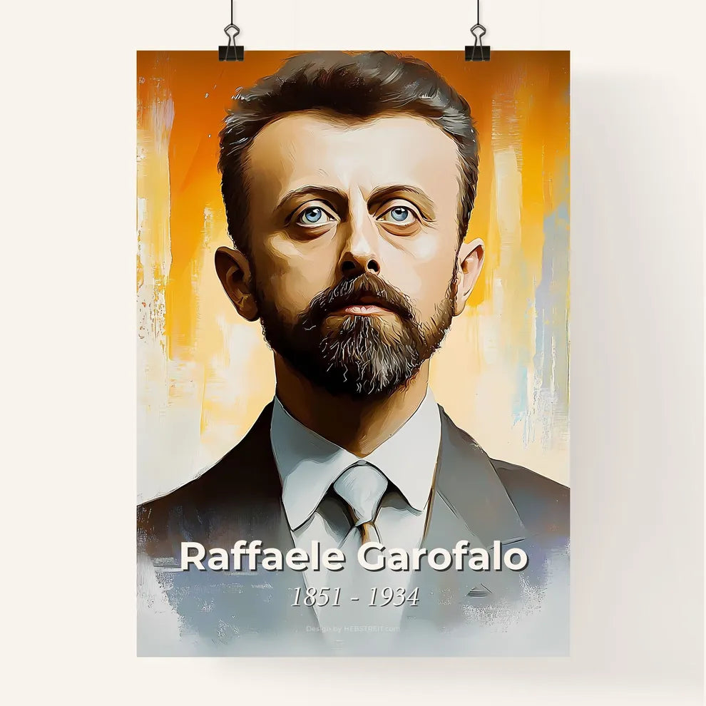 Portrait of Raffaele Garofalo Poster