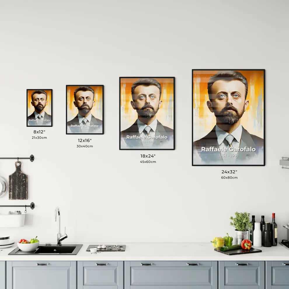 Portrait of Raffaele Garofalo Size Chart